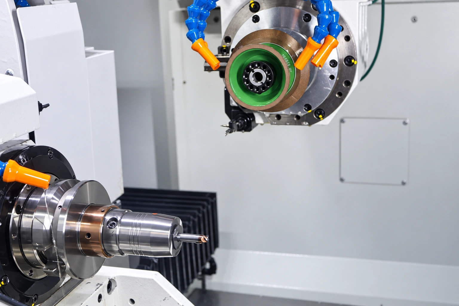 Grinding wheel and precision tool holder